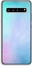 Case Company® - Samsung Galaxy S10 5G hoesje - Mist pastel - Soft Cover Telefoonhoesje - Bescherming aan alle Kanten en Schermrand