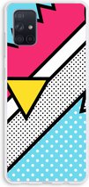 Case Company® - Samsung Galaxy A71 hoesje - Pop Art #3 - Soft Cover Telefoonhoesje - Bescherming aan alle Kanten en Schermrand
