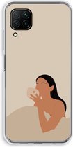 Case Company® - Huawei P40 Lite hoesje - Fresh coffee - Soft Cover Telefoonhoesje - Bescherming aan alle Kanten en Schermrand