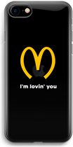 Case Company® - iPhone SE 2020 hoesje - I'm lovin' you - Soft Cover Telefoonhoesje - Bescherming aan alle Kanten en Schermrand