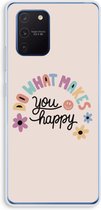 Case Company® - Samsung Galaxy Note 10 Lite hoesje - Happy days - Soft Cover Telefoonhoesje - Bescherming aan alle Kanten en Schermrand