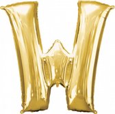 folieballon Mini Shape W 33 x 33 cm goud