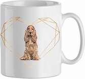 Mok Engelse cocker spaniel 6.3| Hond| Hondenliefhebber | Cadeau| Cadeau voor hem| cadeau voor haar | Beker 31 CL