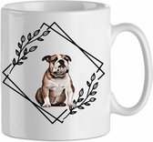 Mok Engelse bulldog 3.3| Hond| Hondenliefhebber | Cadeau| Cadeau voor hem| cadeau voor haar | Beker 31 CL
