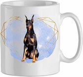 Mok Doberman 4.4| Hond| Hondenliefhebber | Cadeau| Cadeau voor hem| cadeau voor haar | Beker 31 CL