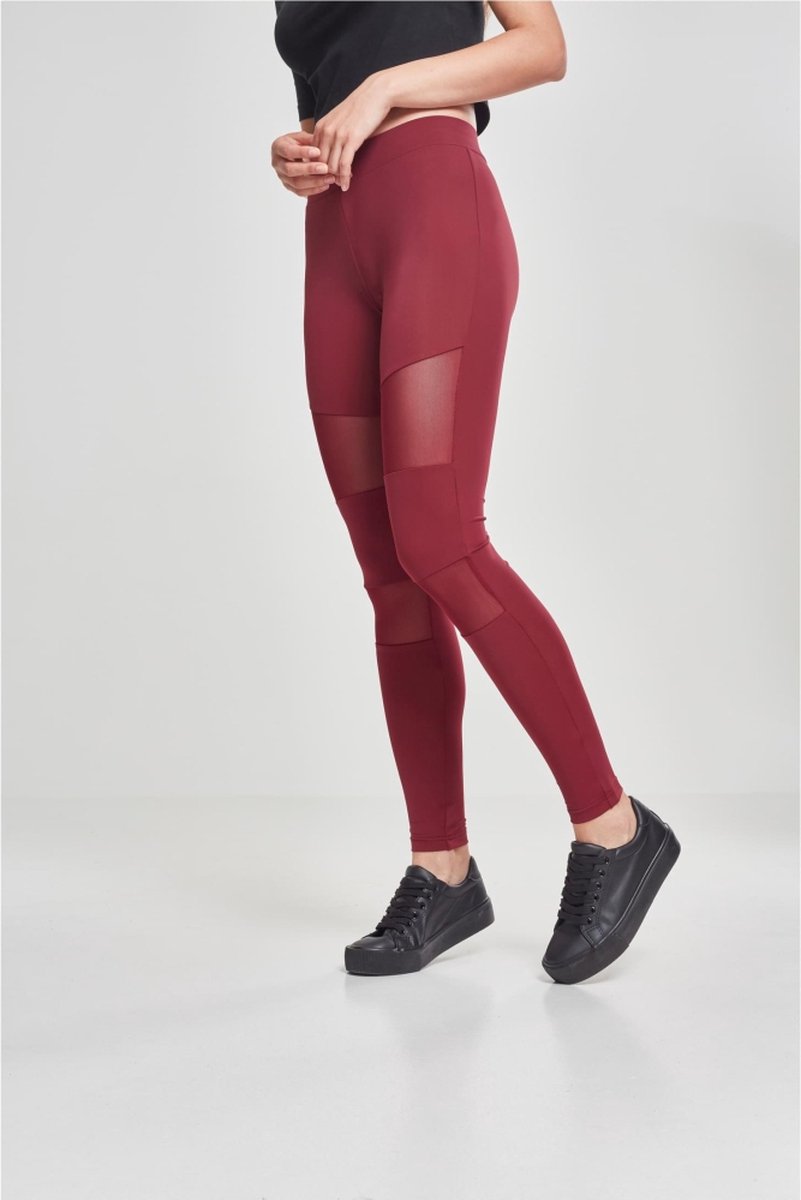 Urban Classics Tech Mesh Sportlegging S Rood