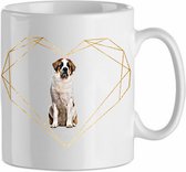Mok Sint Bernard 2.3| Hond| Hondenliefhebber | Cadeau| Cadeau voor hem| cadeau voor haar | Beker 31 CL