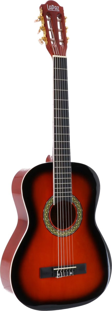 LaPaz 002 SB 3/4 klassieke gitaar sunburst