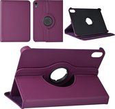iPad Mini 2021 Book Case Tablethoes - Paars - 360 graden draaibaar
