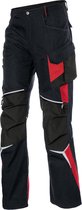 Kubler Bodyforce Pro werkbroek 2125 - Zwart | Rood - 46