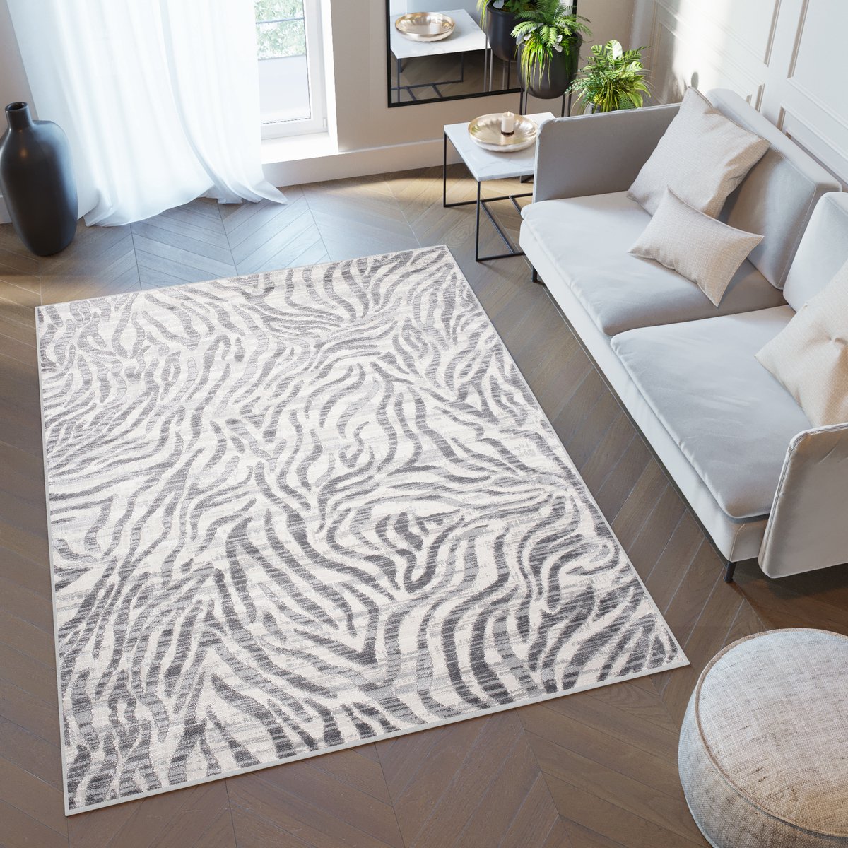 Tapiso Valley Vloerkleed Laagpolig Woonkamer Tapijt Maat- 120x170