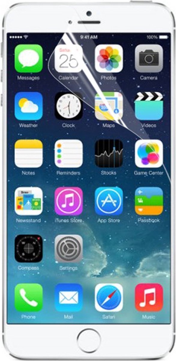 Peachy Screenprotector geschikt voor iPhone 6 6s ScreenGuard Beschermfolie