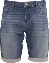 Cars Jeans - Heren Shorts Atlas Denim Short - Blauw - Maat XXL