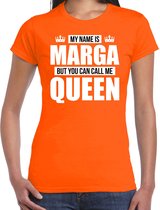 Naam cadeau My name is Margot - but you can call me Queen t-shirt ...