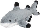 Pluche knuffel zwartpunt rif haai van 35 cm - Speelgoed knuffeldieren haaien vissen
