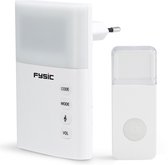 Fysic FD-110 Draadloze deurbel met flits - Naast horen, ook zien dat er gebeld wordt - Wit