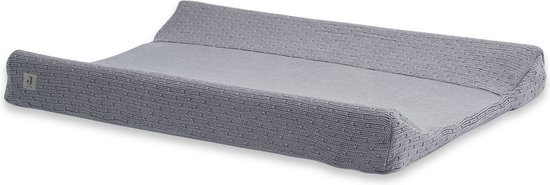Jollein Aankleedkussenhoes Bliss Knit 50x70cm - Storm Grey — afbeelding 4