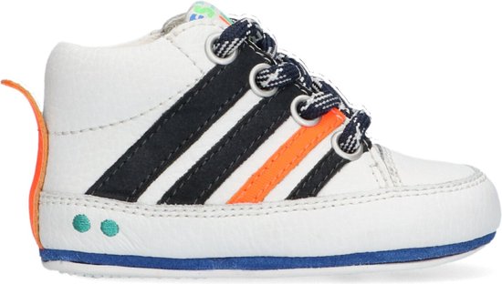 Bunnies JR 222105-500 Chaussures bébé Garçons - Wit - Cuir - Lacets