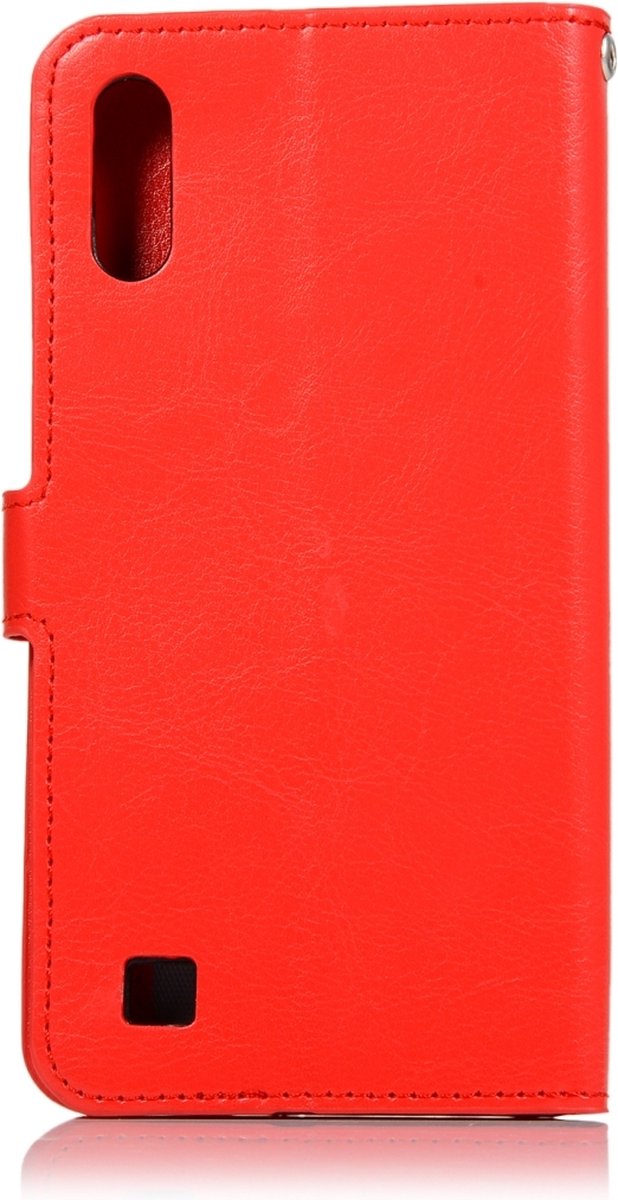 Mobigear Telefoonhoesje geschikt voor Samsung Galaxy A10 Hoesje | Mobigear Wallet Bookcase Portemonnee | Pasjeshouder voor 3 Pasjes | Telefoonhoesje voor Pinpas / OV Kaart / Rijbewijs - Turquoise