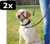 2x ANTI-TREK TUIG TOP ZW L‚ÄìXL 48‚Äì60CM