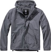 Urban Classics Windbreaker jacket -S- Frontzip Grijs