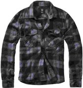 Urban Classics Overhemd -5XL- Checked Zwart/Grijs