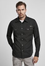 Urban Classics Overhemd -5XL- Slim Worker Zwart