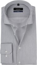 Seidensticker - Overhemd Grijs - 41 - Heren - Tailored-fit