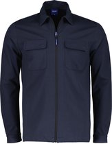 Qubz Overhemd - Modern Fit - Blauw - XL