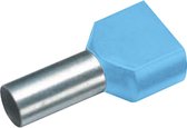 Vogt Verbindungstechnik 470208D Dubbele adereindhuls 0.75 mm² Deels geïsoleerd Blauw 100 stuk(s)
