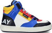 Replay Cobra Mid Hoge sneakers - Jongens,Kids - Blauw - Maat 38