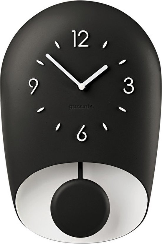 BELL WALL CLOCK 'HOME' CHARCOAL