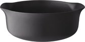 serveerschaal Nordic Kitchen 21,7 cm keramiek zwart