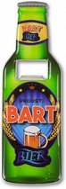 flesopener Bart 8,5 x 6 cm staal groen/blauw
