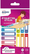 mini-etiketten 50 x 10 mm papier 30 stuks
