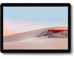 Microsoft Surface Go 2 – 4 GB – 64 GB Platinum + Microsoft Surface Go Type Cover – Zwart
