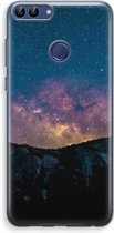 Case Company® - Huawei P Smart (2018) hoesje - Travel to space - Soft Cover Telefoonhoesje - Bescherming aan alle Kanten en Schermrand