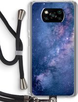 Case Company® - Poco X3 Pro hoesje met Koord - Nebula - Telefoonhoesje met Zwart Koord - Bescherming aan alle Kanten en Over de Schermrand