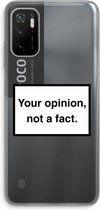 Case Company® - Xiaomi Poco M3 Pro 5G hoesje - Your opinion - Soft Cover Telefoonhoesje - Bescherming aan alle Kanten en Schermrand