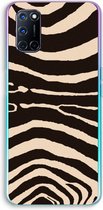 Case Company® - Oppo A52 hoesje - Arizona Zebra - Soft Cover Telefoonhoesje - Bescherming aan alle Kanten en Schermrand