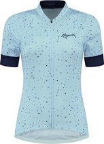 Rogelli Terrazzo Fietsshirt - Korte Mouwen - Dames - Licht Blauw, Navy - Maat XL