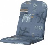 buitenkussen Bob 45 x 96 cm katoen/polyester blauw