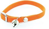 Martin Sellier Halsband kat elastisch nylon oranje 30 X 1 CM