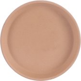 Mica Stan bord rond terra antiek D9cm