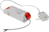 EcoDim - LED Driver - Trafo - Transformator - ED-10051 - Dimbaar - 8-12W - 24-38V - Max. 4 Spots