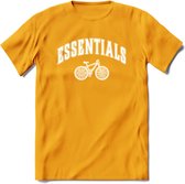 Bike EssentialsT-Shirt | Souvenirs Holland Kleding | Dames / Heren / Unisex Koningsdag shirt | Grappig Nederland Fiets Land Cadeau | - Geel - 3XL