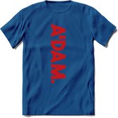 A'Dam Amsterdam T-Shirt | Souvenirs Holland Kleding | Dames / Heren / Unisex Koningsdag shirt | Grappig Nederland Fiets Land Cadeau | - Donker Blauw - 3XL