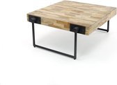 dePauwWonen Teca 80x80 Salontafel - 80x80x43 cm - Bruin