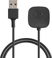 Câble de charge USB kwmobile compatible avec Fitbit Versa 3 / Sense - Câble pour smartwatch - noir