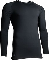 thermoshirt basislaag junior polyester zwart maat s